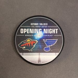 NHL Opening Night Commemorative Puck